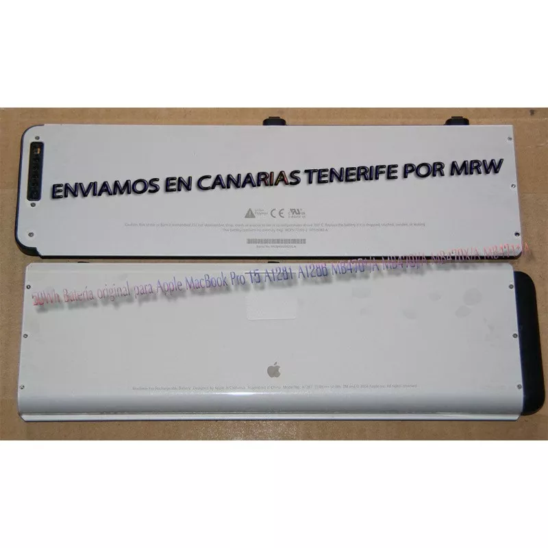 BATERIA ORIGINAL PARA MAC BOOK PRO 15″ A1286 MODELO A1281