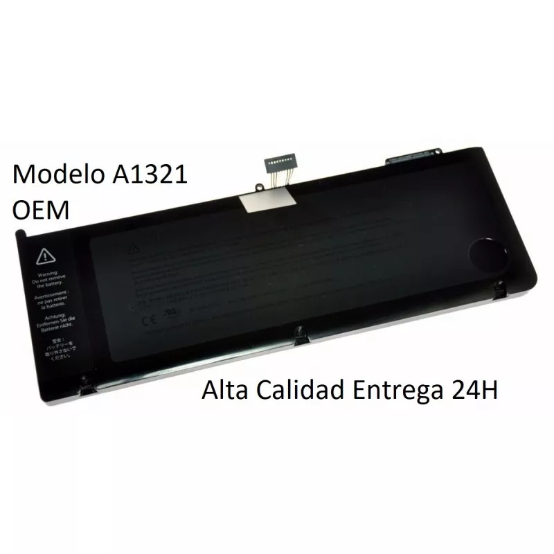 BATERIA APPLE MACBOOK PRO : 15″ MB985CH/A MODELO A1321 OEM