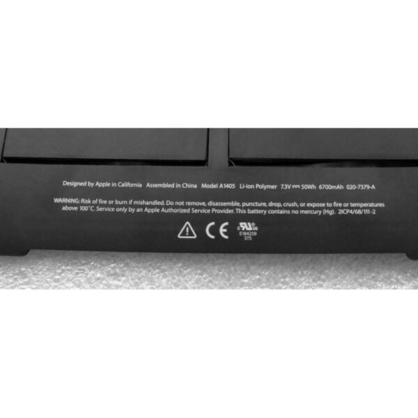 Batería Original Apple A1405 para MacBook Air 13" Modelo A1466 / A1369 - Imagen 2
