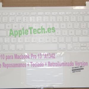 Teclado completo A1342 con retroiluminación para Macbook Unibody 13 " ES