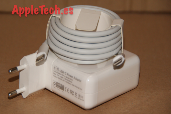 Adaptador Cargador USB-C de 61 W MacBook Air MacBook Pro