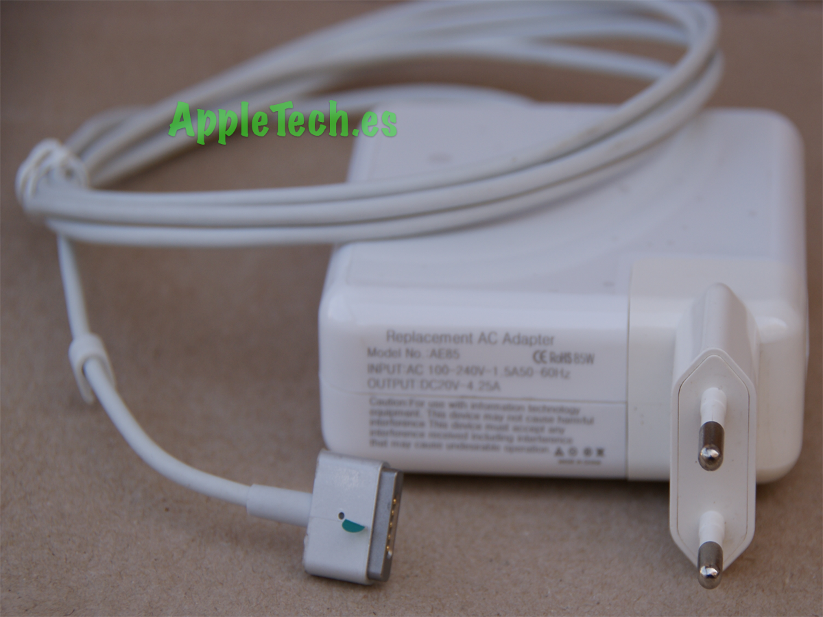 Apple Adaptador de corriente MagSafe de 85 W para MacBook Pro de 15 y 17  pulgadas