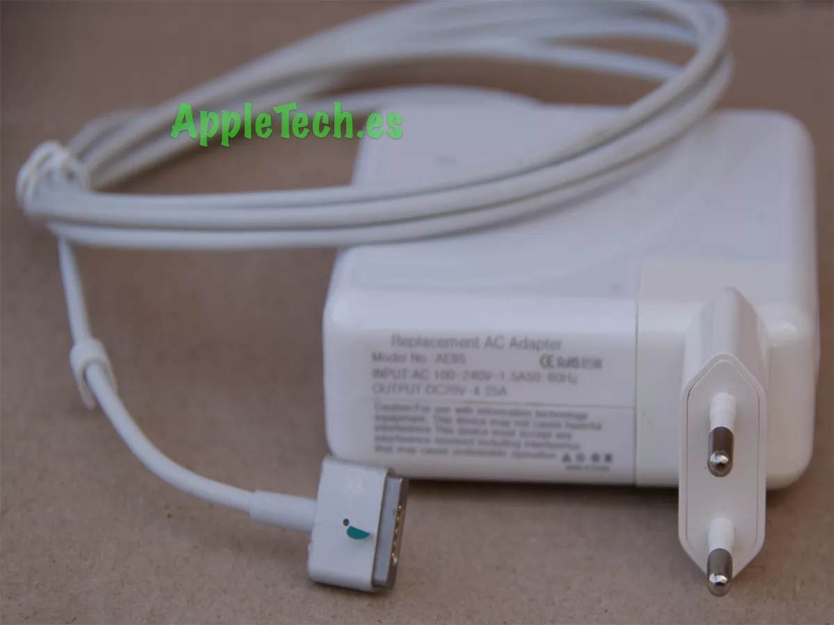 Cargador 85W MagSafe 2 Compatible para MacBook Pro 15″ Retina (A1398)