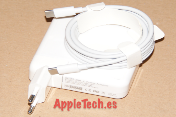 Cargador USB C 87w Tipo C Cargador Compatible con MacBook Pro 13 15 Macbook Air 2018 - Imagen 2