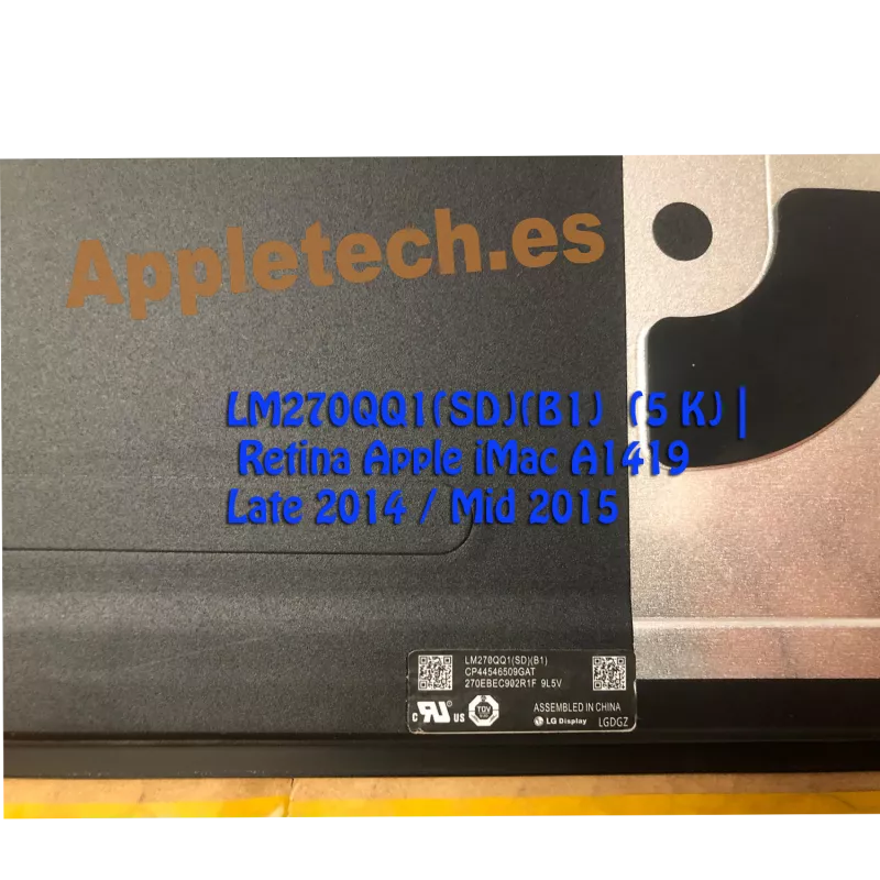 Pantalla LCD Retina 5K de repuesto para iMac 27″ A1419 LCD LM270QQ1 (SD)(B1) original