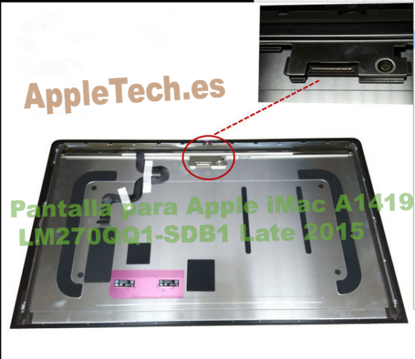 Pantalla LCD Retina 5K de repuesto para iMac 27" A1419 LCD LM270QQ1 (SD)(B1) original