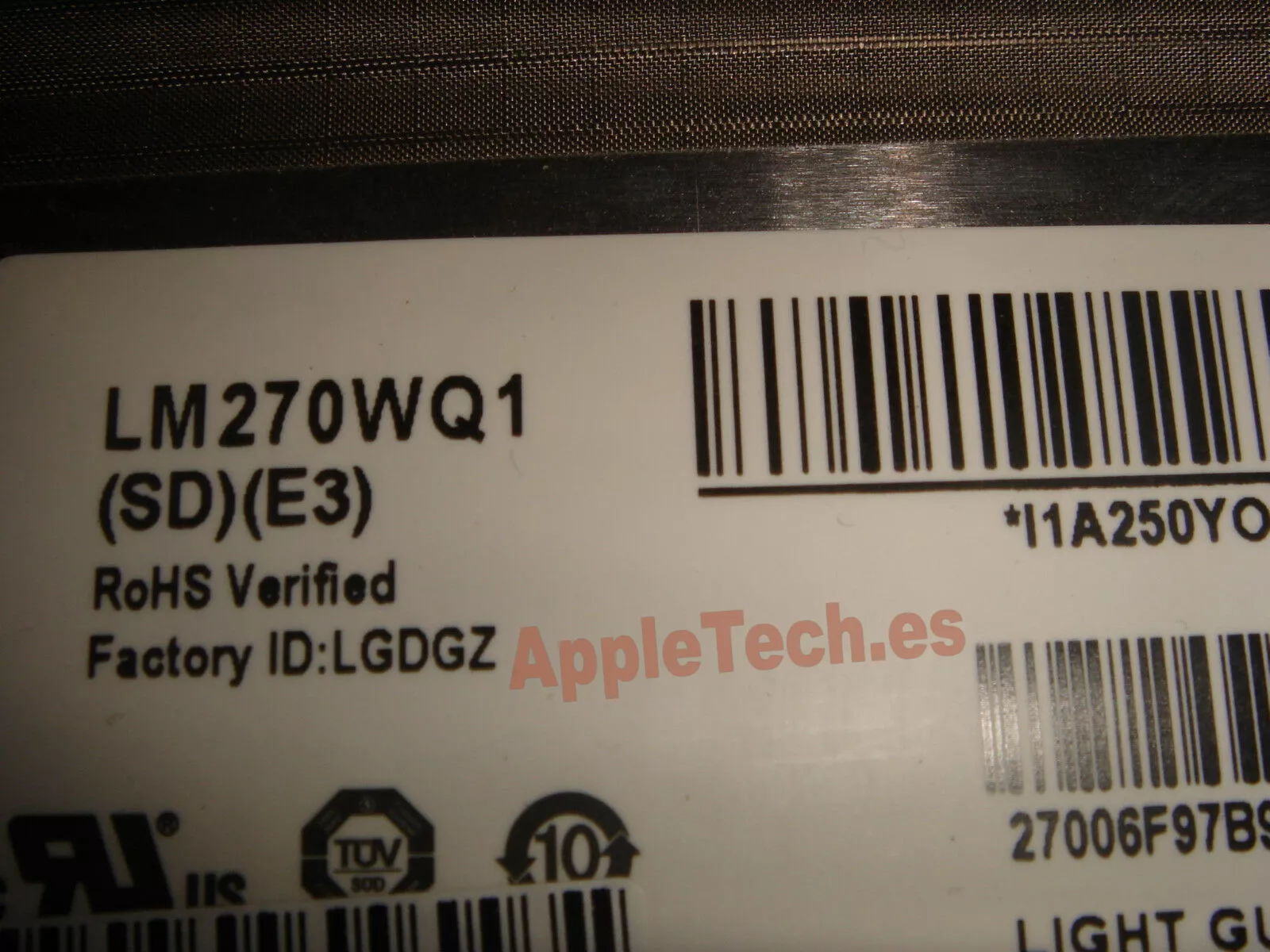 PANTALLA COMPLETA DE 27″ PARA IMAC A1312 (MEDIADOS 2011) original nueva