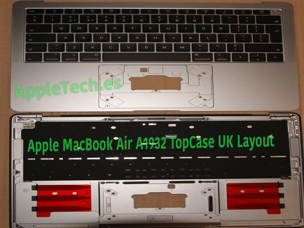Clavier Apple MacBook Air 13" A1466 Qwerty Original - Occasion, Fonctionne Bien, Quelques Traces