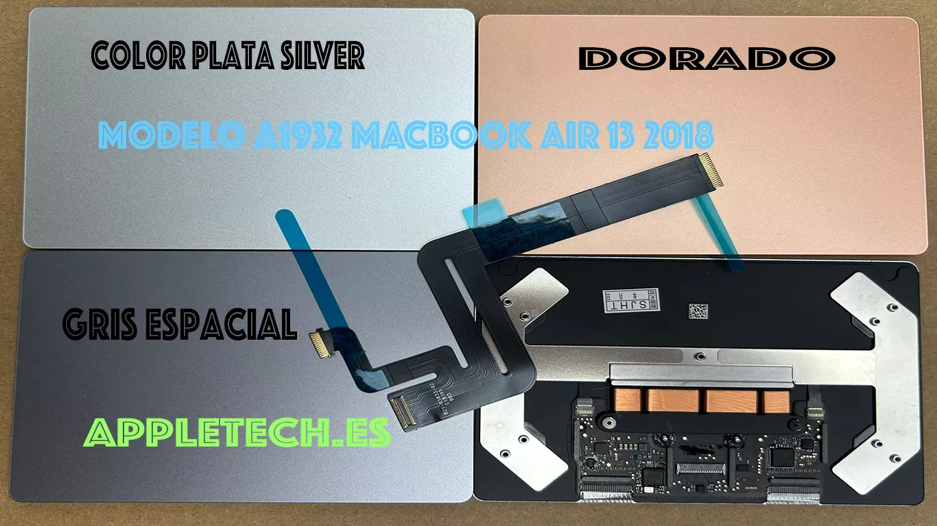 Touchpad Trackpad con Cable 821-01833-02 para A1932 a finales de 2018 13″ Macbook Air 3 colores disponible