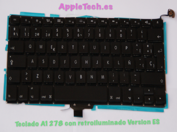 Teclado retroiluminado para MacBook Pro 13" A1278 Version ES - Imagen 2