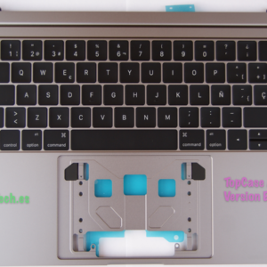 TopCase Reposamuñecas para Apple MacBook Pro 13 "A1706 A1708 ORIGINAL Color Plata Silver