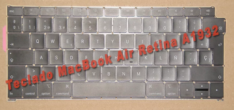 Teclado con sistema de iluminación LED Apple MacBook Air A1932 13.3” 2018 / 2019 Español