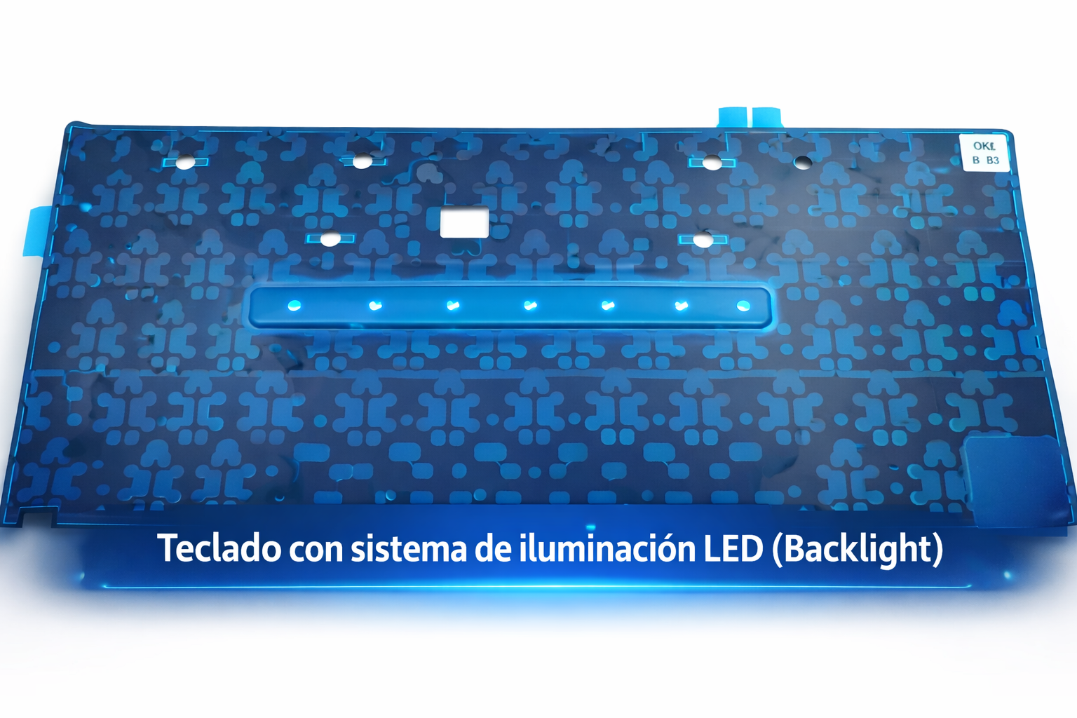 Teclado con sistema de iluminación LED A1932