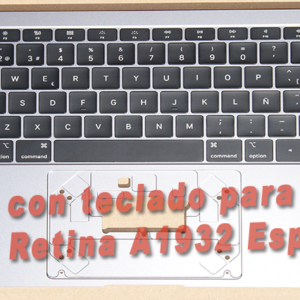 Kit Completo Topcase+Trackpad gris Panel táctil A1932 con Cable flexible 2018/2019