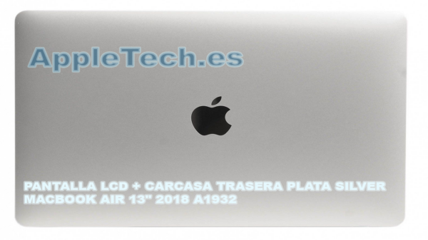 Pantalla LCD completa para MacBook Air Retina de 13" A1932 a finales de 2018 2019 EMC 3184 (13,3 pulgadas, 2560 x 1600), Plata Silver A2179