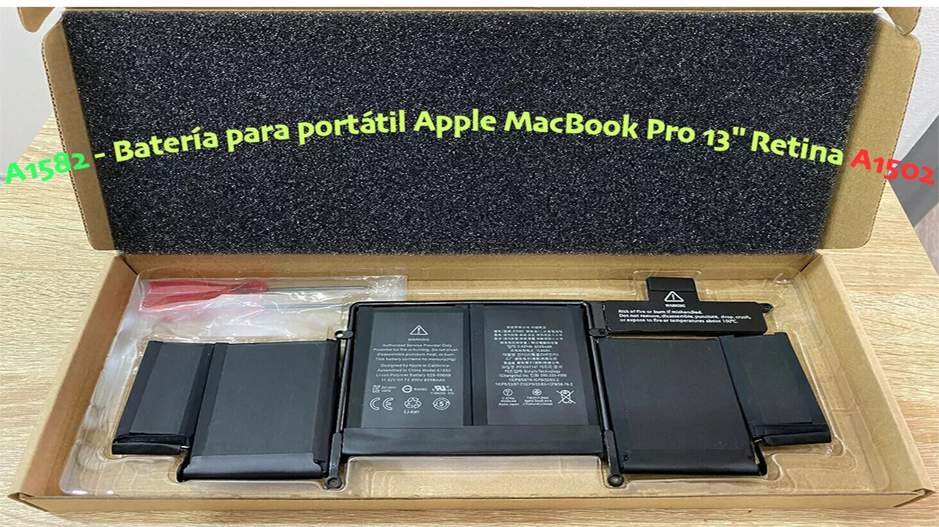 Bateria ORIGINAL MacBook Pro Retina 13″ A1502 MacBookPro12,1 A1582 Apple