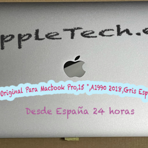 PANTALLA COMPLETA DE 15.4" PARA PORTÁTIL APPLE MACBOOK PRO 15 A1990 (2018 2019) COLOR GRIS ESPACIAL