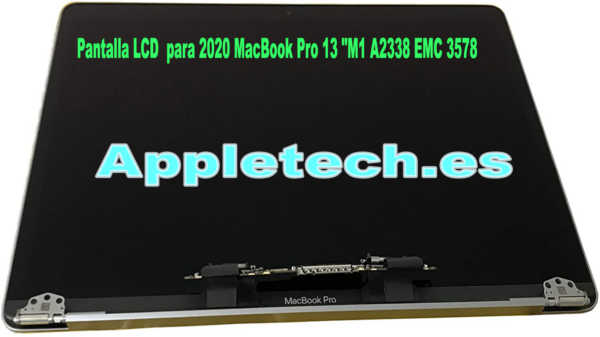 Pantalla LCD para 2020 MacBook Pro 13 "M1 A2338 EMC 3578 Gris Espacial o Plata