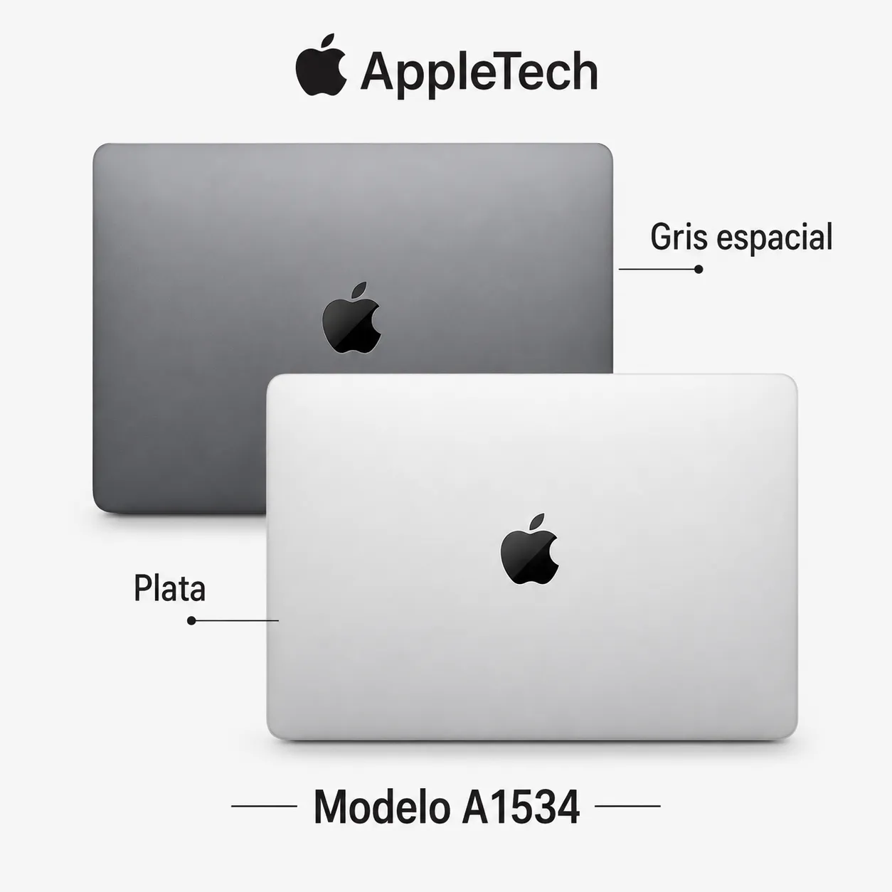 Pantalla MacBook 12" A1534 (2016) Gris y Plata | IVA incluido