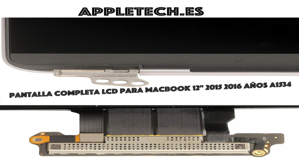 Pantalla Completa 12" Apple Macbook A1534 Early 2016 Plata Silver LSN120DL01-A , 661-04745 - Imagen 2