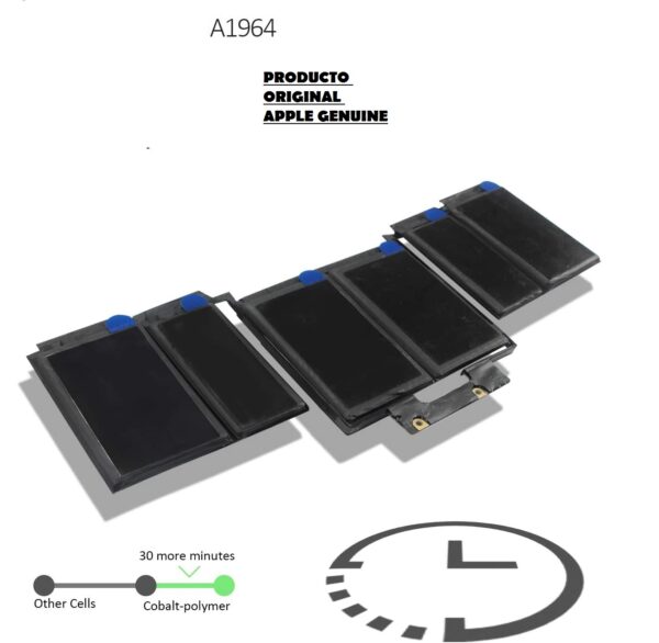 Batería a1964 para MacBook Pro 13" EMC 3214 3358 Mid 2018 2019 A1989 - Imagen 3