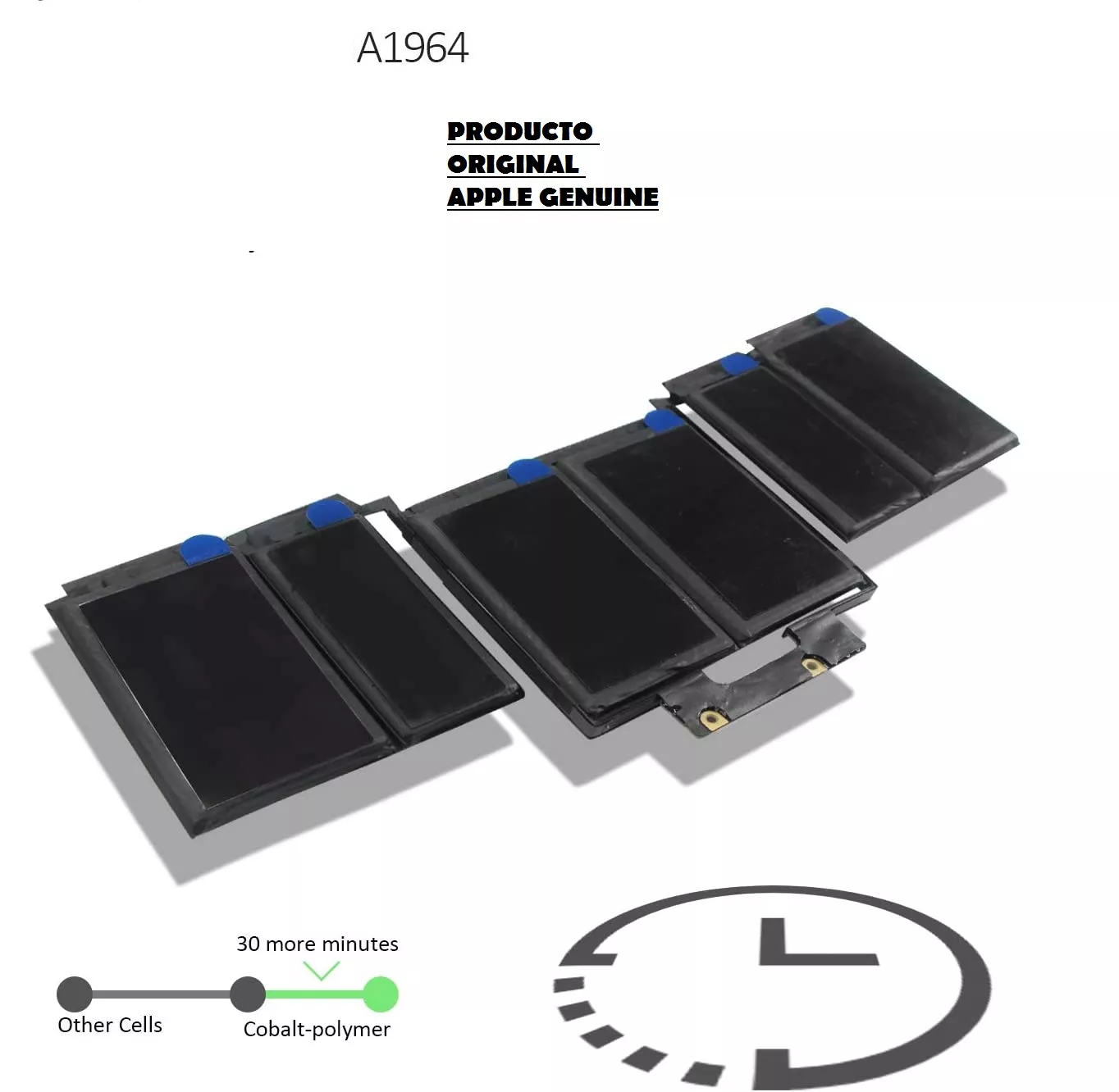 Batería Original A1964 para MacBook Pro 13″ A1989 (2018-2019) A2251 (2020) EMC 3214 3358 3348