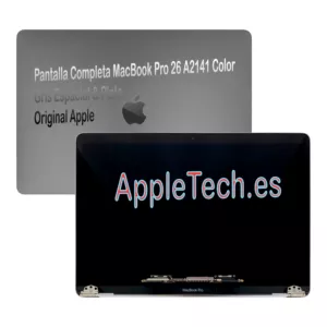 PANTALLA COMPLETA PARA MACBOOK PRO 16″ A2141 color Gris Espàcial o Plata-Entrega 24 horas
