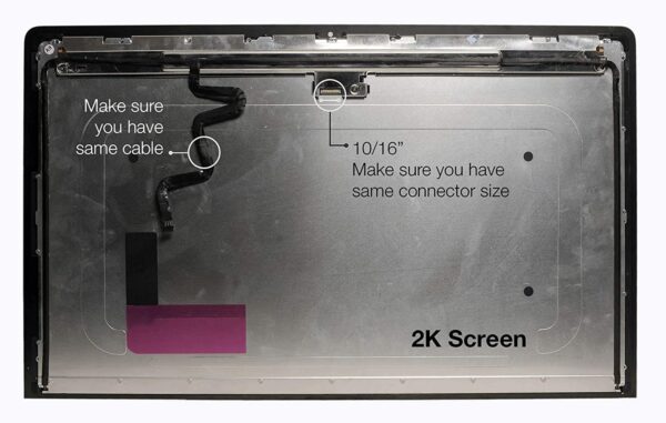 Pantalla completa original LM270WQ1(F1/F2) para iMac A1419 (2012-2013)