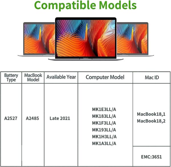 Batería Modelo A2527 ORIGINAL APPLE MacBook Pro de 16" - Imagen 3