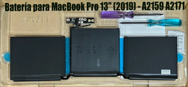 Batería original A2171 para MacBook Pro 13" modelos A2159, A2289 y A2338