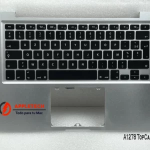 Parte Superior de Aluminio y Teclado para el MacBook Pro 13" Unibody A1278 Version UK
