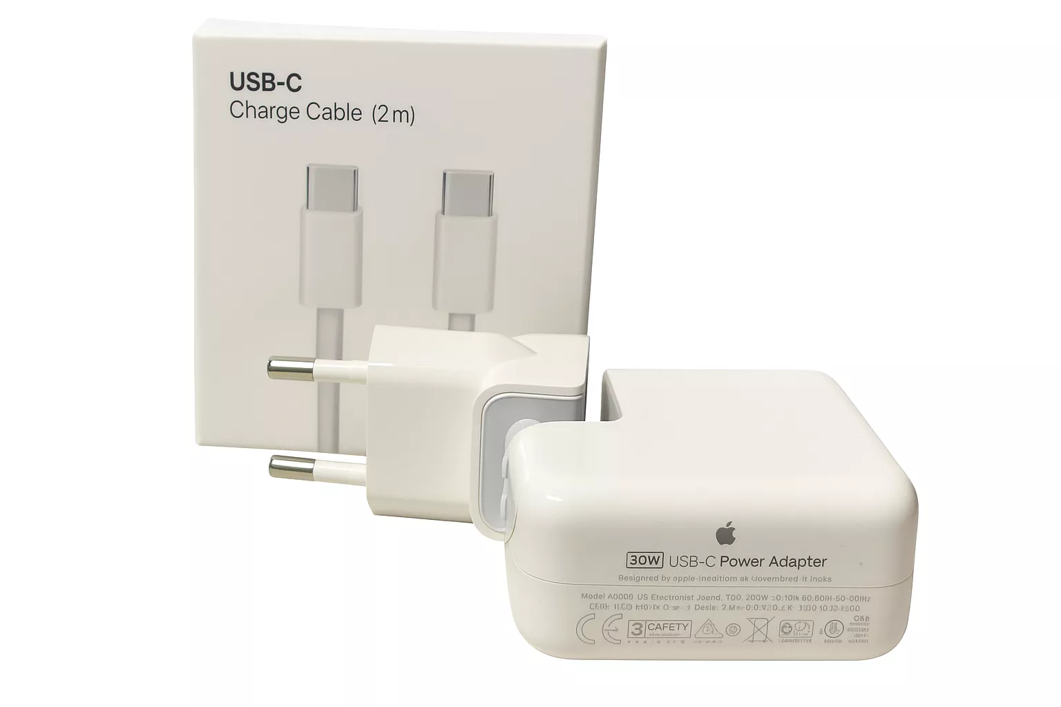 Cargador Original Apple 30W USB-C para MacBook Air y MacBook 12″ (A1882)