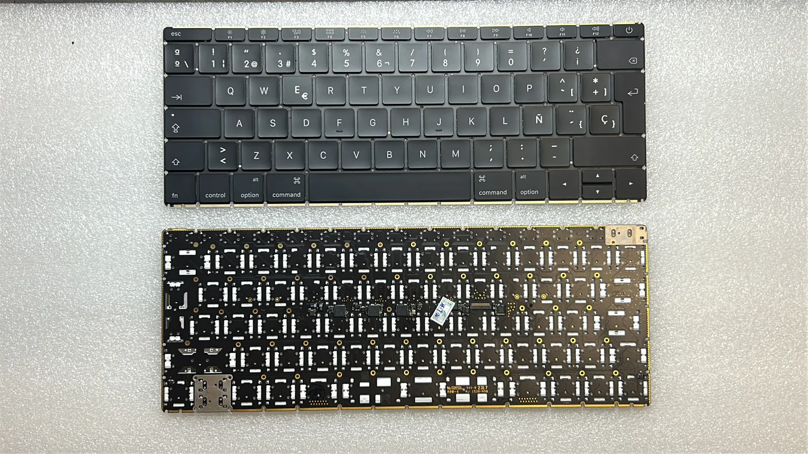Teclado español A1534 con Ñ para MacBook Retina 12 pulgadas 2016 y 2017, vista frontal